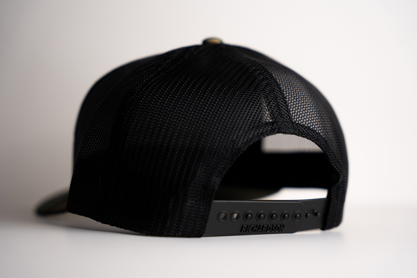 Richardson 112 Trucker Hat Old School Camo with Patch