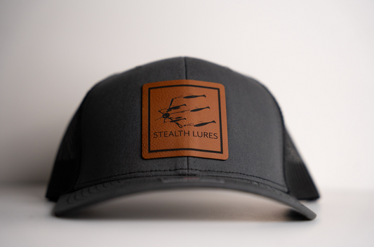 Richardson 112 Trucker Hat Charcoal with Patch